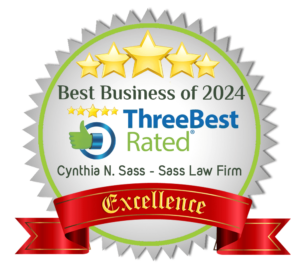 Sass Law Firm 2024 Awards and Honors Three Best Rated Cynthia N. Sass Sass Law Firm 