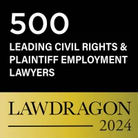 Sass Law Firm 500 Leading Civil Rights and Plaintiff Employment Lawyers 2024 LawDragon Badge